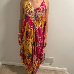 Colorful Anthropologie handkerchief dress